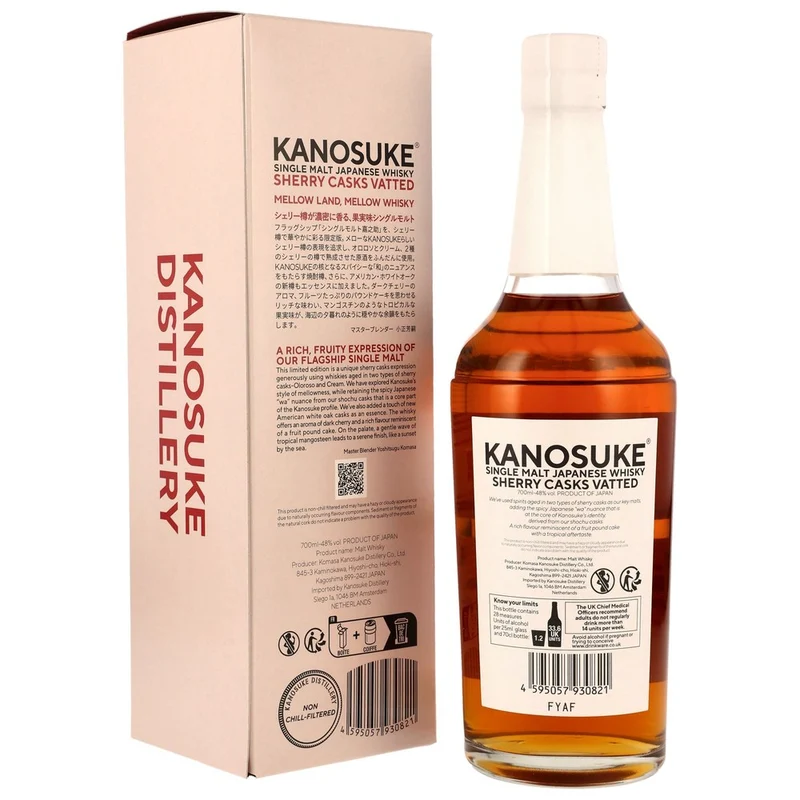 Kanosuke Single Malt - Sherry Casks Vatted 48,0% 0,7l