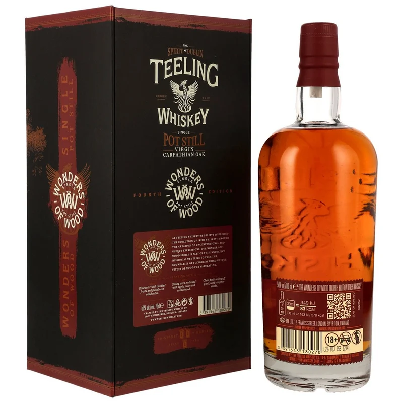 Teeling Wonders of Wood - Virgin Carpathian Oak Fourth Edition 50,0% 0,7l