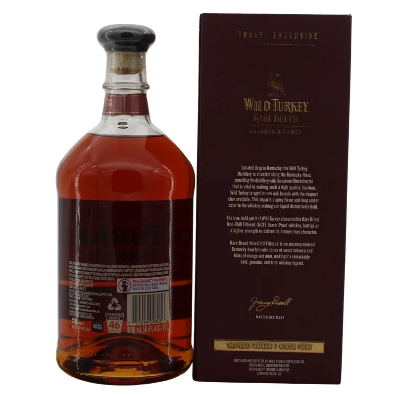Wild Turkey Rare Breed Barrel Proof 58,4% 1l
