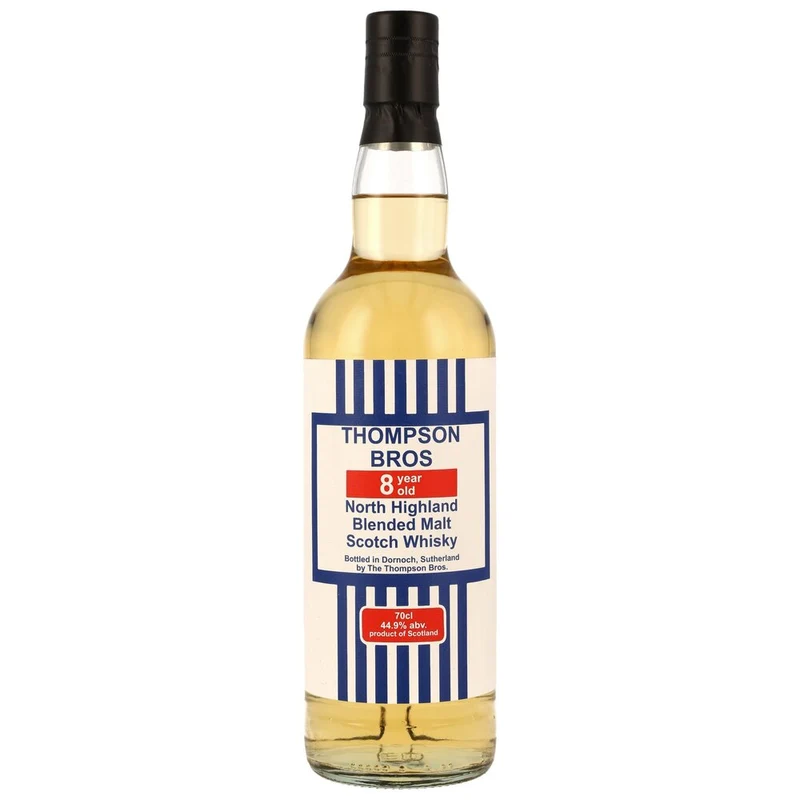 North Highland Blended Malt 8 Jahre Glen Ord & Clynelish Casks Thompson Bros 44,9% 0,7l