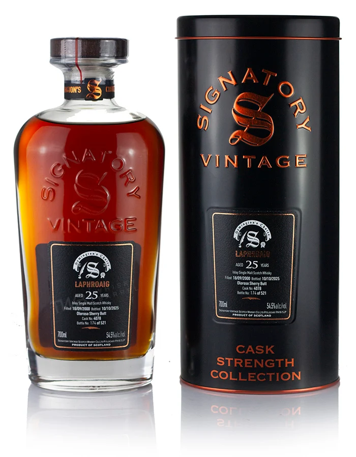 Laphroaig 25 Year Old 2000 Signatory Symington’s Choice