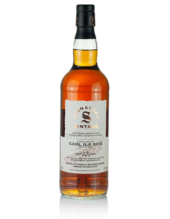 Caol Ila 12 Year Old 2013 Signatory 100-Proof Edition #65