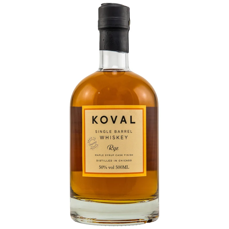 Koval | Single Barrel Rye Whiskey | Maple Syrup Finish | 0,5l | 50%