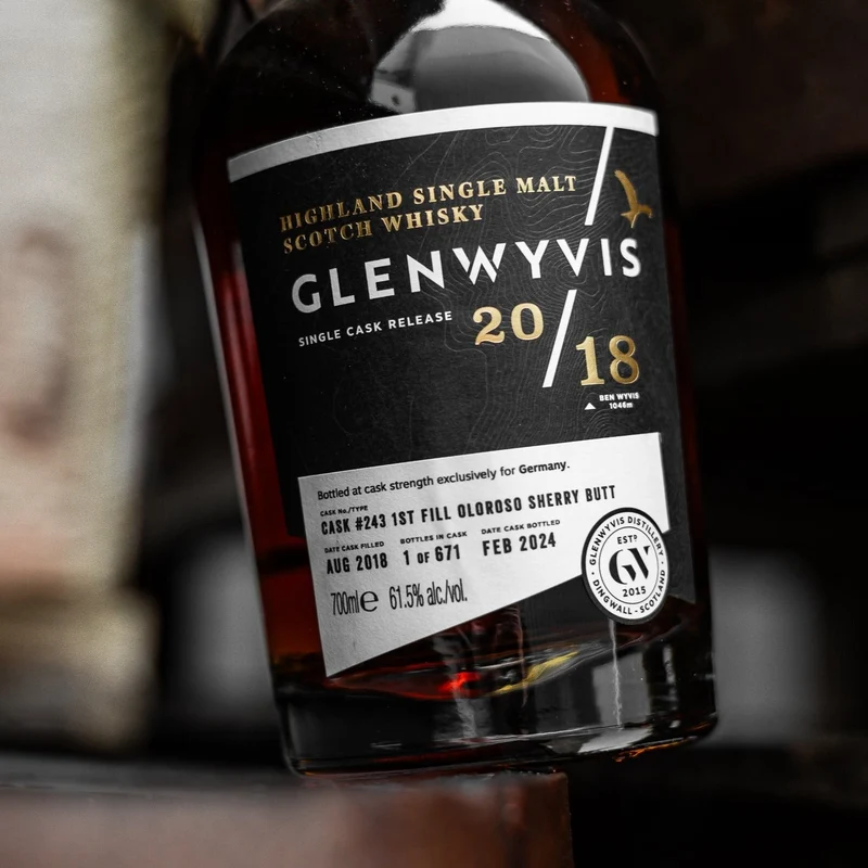 GlenWyvis | 2018/2024 | 5 Jahre | Oloroso Single Cask #243 | 61,5%