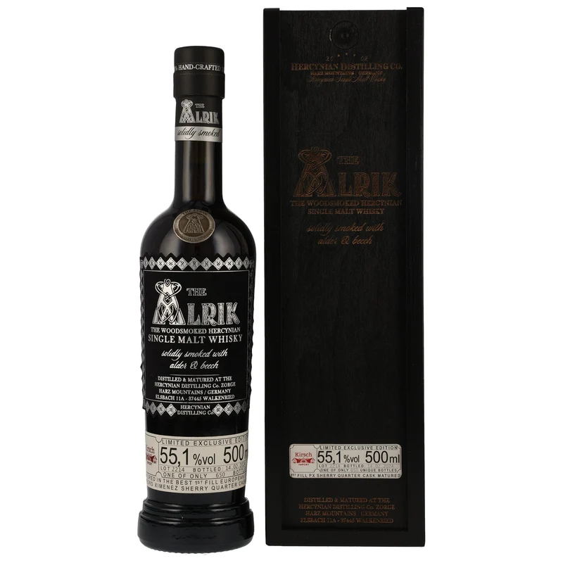The Alrik | PX Cask | Kirsch Limited Edition | Woodsmoked Hercynian Whisky | 0,5l | 55,1%