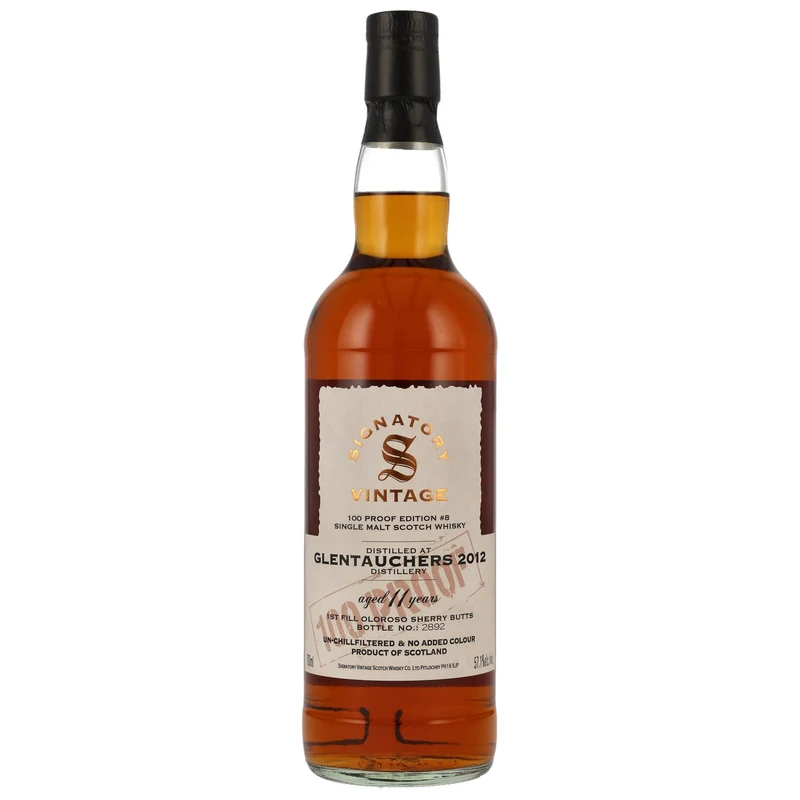 Glentauchers | 100 Proof Edition #8 | 11 Jahre | 2012/2024 | Signatory Vintage | 57,1%