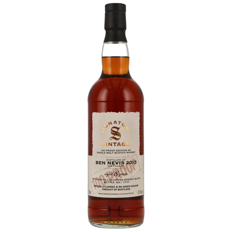 Ben Nevis 100 Proof Edition #5 | Signatory Vintage | 8 Jahre | 2015/2024 | 57,1%