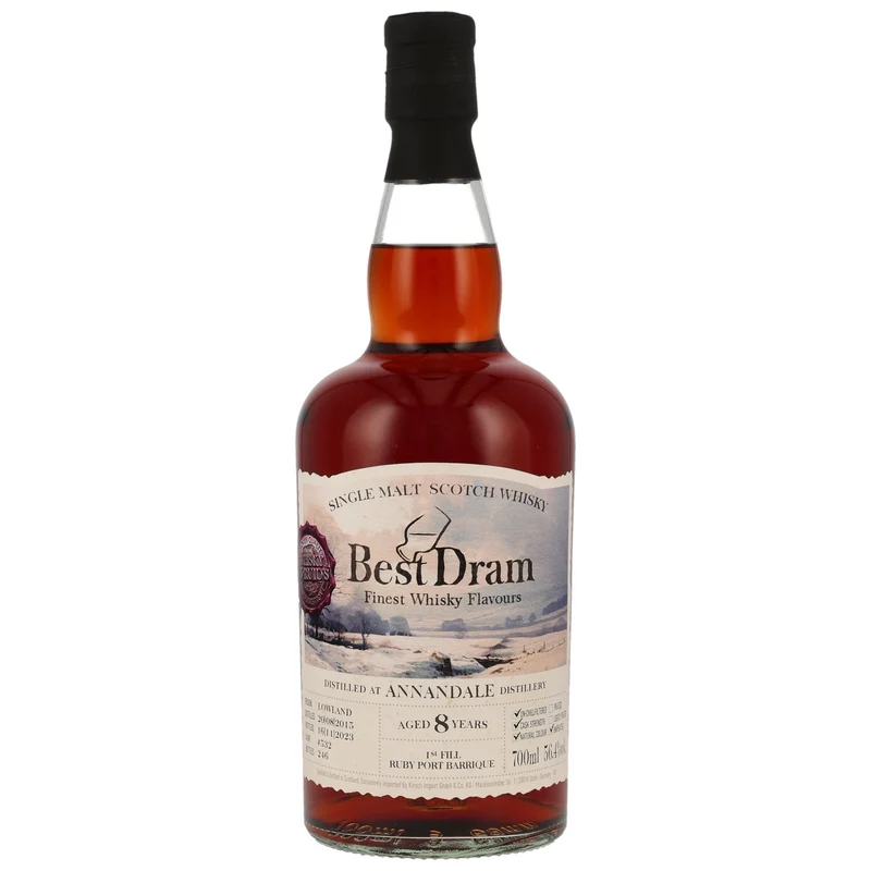 Annandale | Best Dram | Ruby Port Barrique #532 | 8 Jahre | 2015/2023 | 56,4%