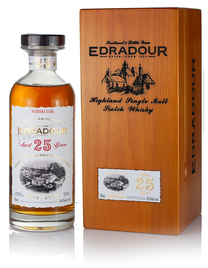 Edradour 25 Year Old 1999 Madeira Cask 200th Anniversary