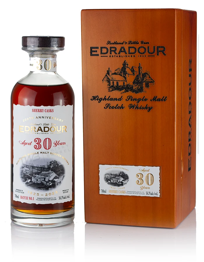 Edradour 30 Year Old 1995 Sherry Casks 200th Anniversary Batch #1