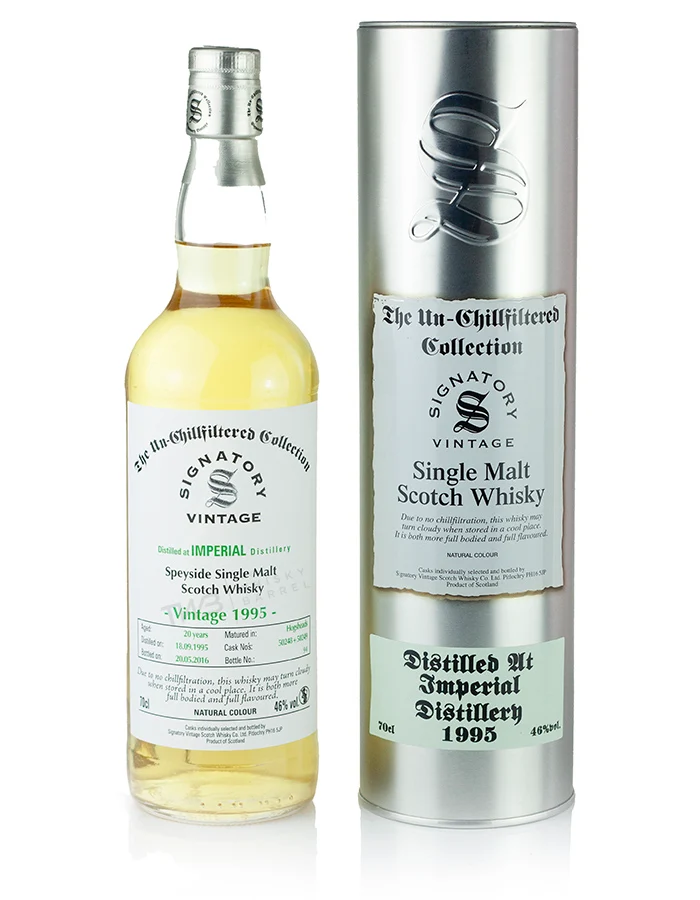 Imperial 20 Year Old 1995 Signatory Un-Chillfiltered
