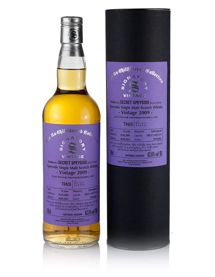 Mystery Malt (Macallan) 16 Year Old 2009 Signatory Un-Chillfiltered for TWB