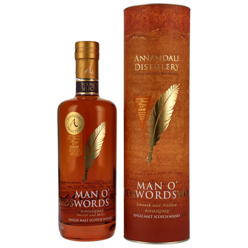 Annandale | Man O'Words | Founders Selection | Oloroso Cask #1022 | 61,6%