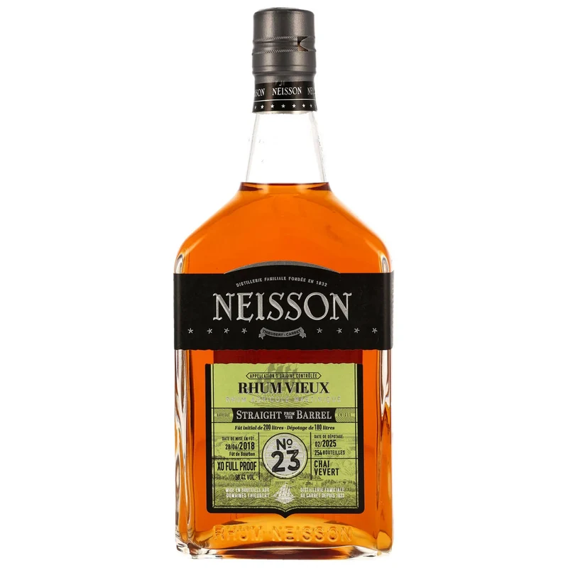 Neisson Rum 6 Jahre 2018/2025 - Neisson Rhum - XO Full Proof no23 Chai Vevert La Maison - 58,4% 0,7l