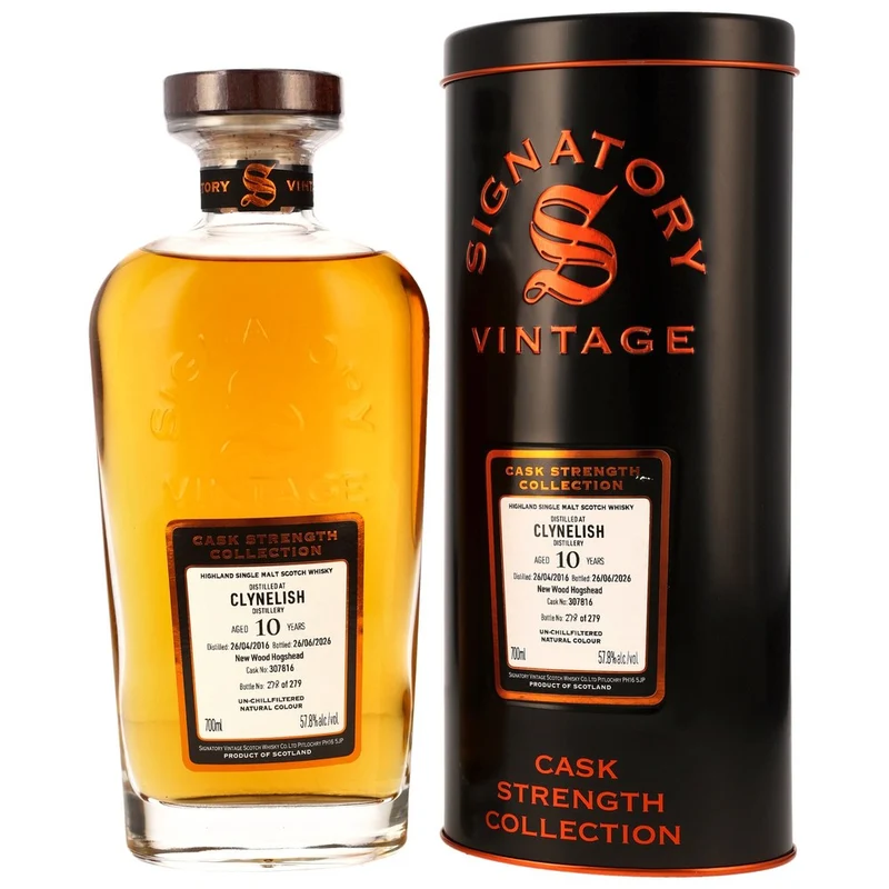 Clynelish 10 Jahre 2016/2026 Cask Strength Collection #307816 - SV New Wood Hogshead 57,8% 0,7l