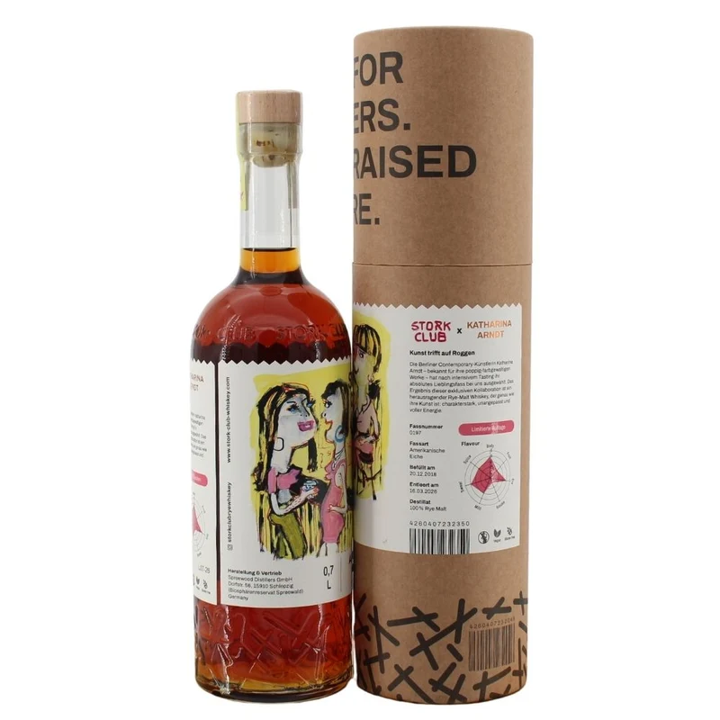 Stork Club 7Jahre 2018/2026 Art Edition Whiskey 45% 0,7l