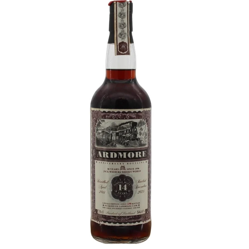 Ardmore 14 Jahre 2011/2025 Anniversary Bottling Jack Wiebers 54,6% 0,7l