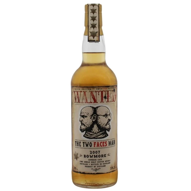 Bowmore 2007 Wanted The Two Faces Man Jack Wiebers 54,2% 0,7l