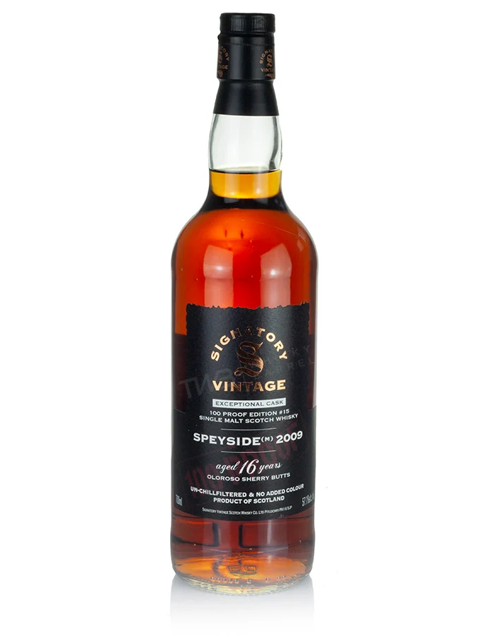 Mystery Malt (Macallan) 16 Year Old 2009 Signatory Exceptional Cask Edition #15