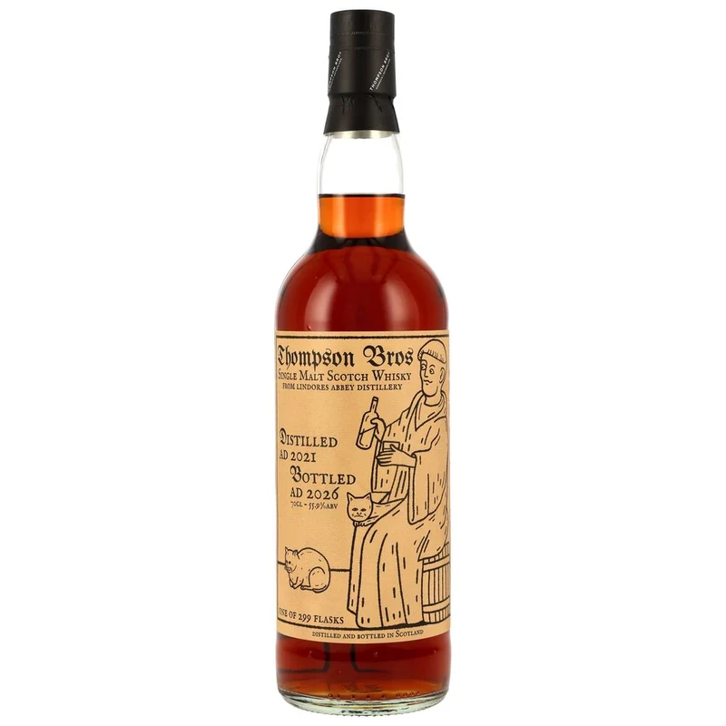 Lindores Abbey 2021/2026 1st Fill Bourbon Ex Oloroso Cask Finish Thompson Bros 55,9% 0,7l