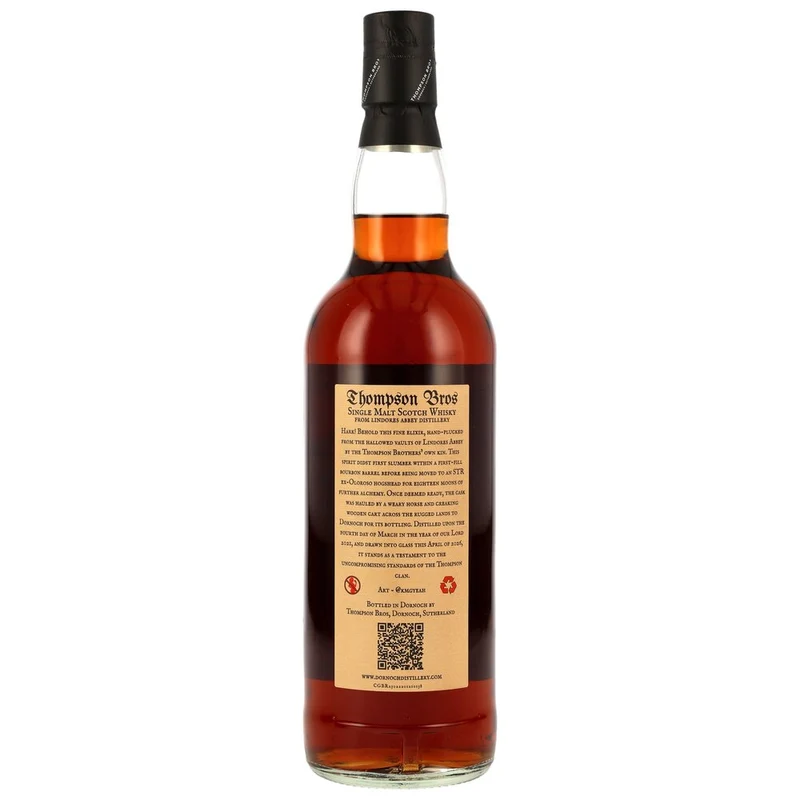 Lindores Abbey 2021/2026 1st Fill Bourbon Ex Oloroso Cask Finish Thompson Bros 55,9% 0,7l