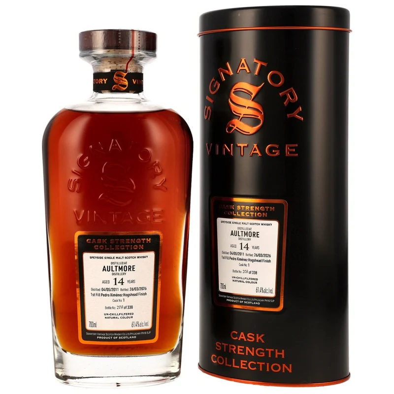 Aultmore 14 Jahre 2011/2026 1st Fill PX Cask Finish #1 - SV CS 61,4% 0,7l