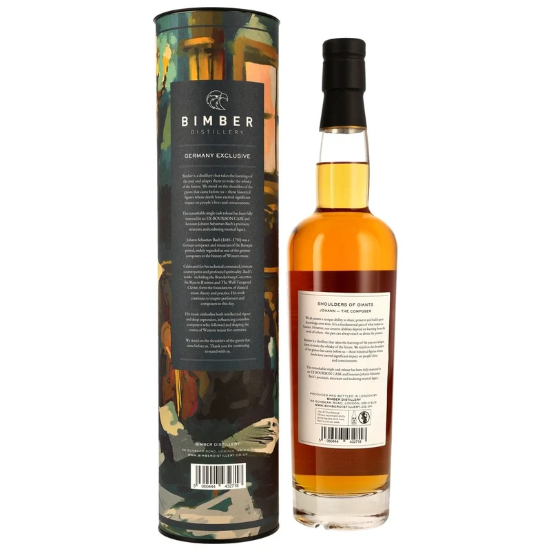 Bimber Single Malt London Whisky - Ex-Bourbon Cask #413 - Shoulders of Giants - Johann 56,9% 0,7l