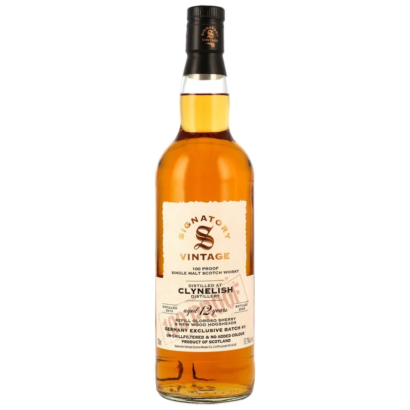 Clynelish 12 Jahre 2013/2026 Oloroso Sherry & New Wood Casks - SV 100 PROOF Edition Germany Exclusive #1 57,1% 0,7l