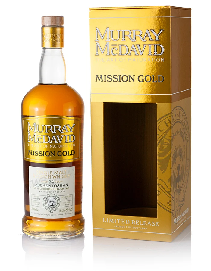 Auchentoshan 24 Year Old 1999 Murray McDavid Mission Gold