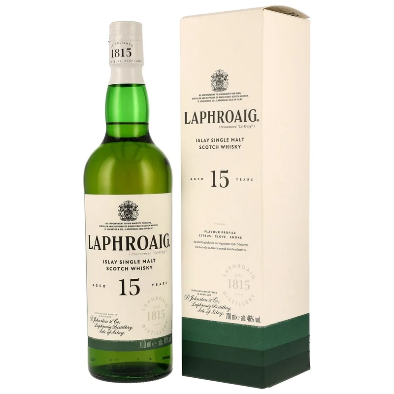 Laphroaig 15 Jahre. 46% 0,7l
