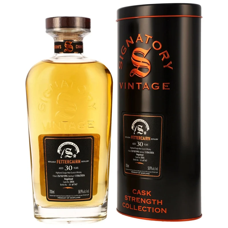 Fettercairn 30 Jahre 1995/2026 Hogshead #2834 - SV Symingtons Choice 58,9% 0,7l