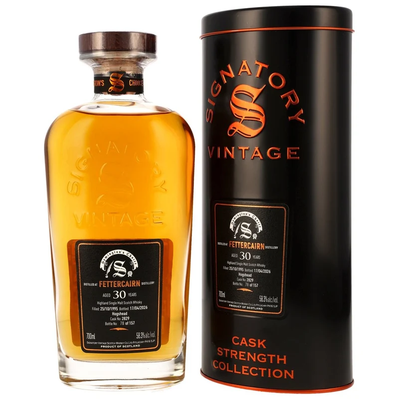 Fettercairn 30 Jahre 1995/2026 Hogshead #2829 - SV Symingtons Choice 58,3% 0,7l