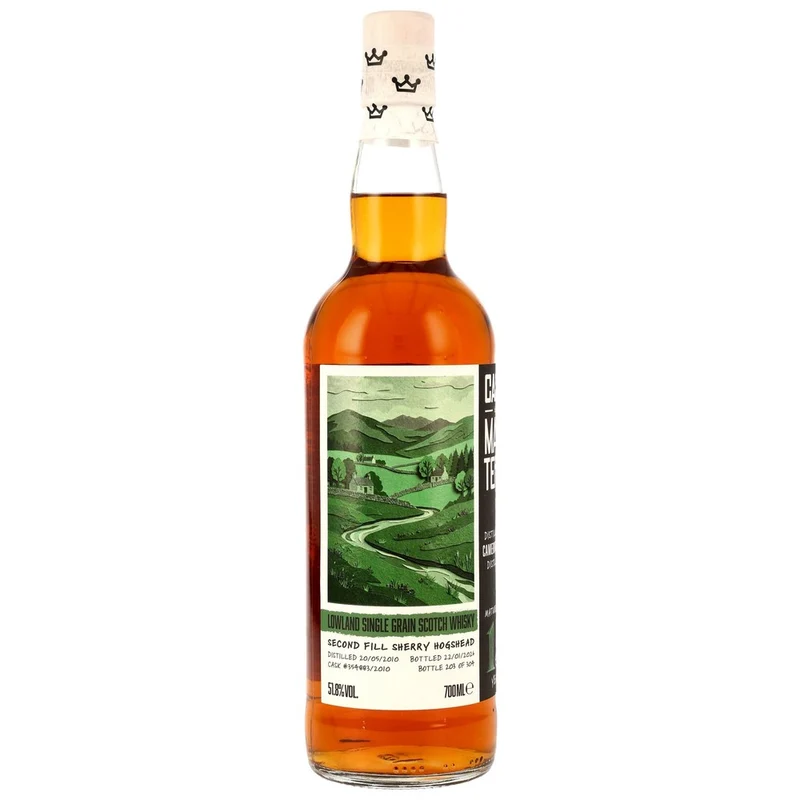 Cameronbridge 15 Jahre 2010/2026 2nd Fill Sherry HHD #354883/2010 - Cask Masters - Brave New Spirits 51,8% 0,7l