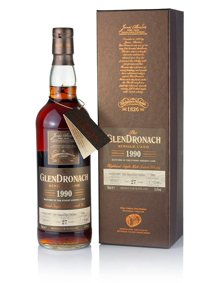 Glendronach 27 Year Old 1990 Batch 15 #7005 Bottle No.1