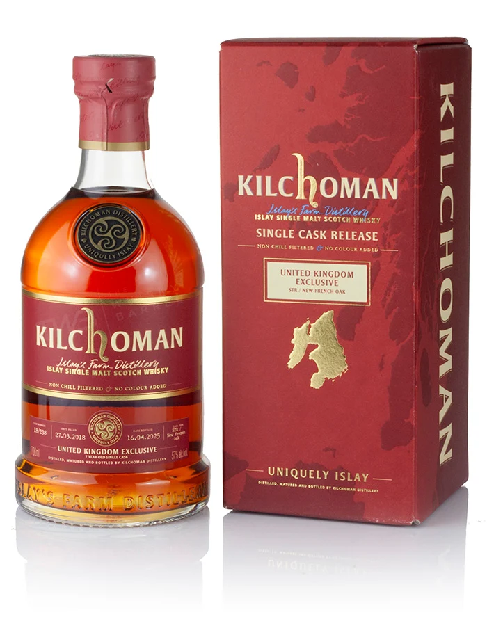 Kilchoman 7 Year Old 2018 UK Exclusive Single Cask