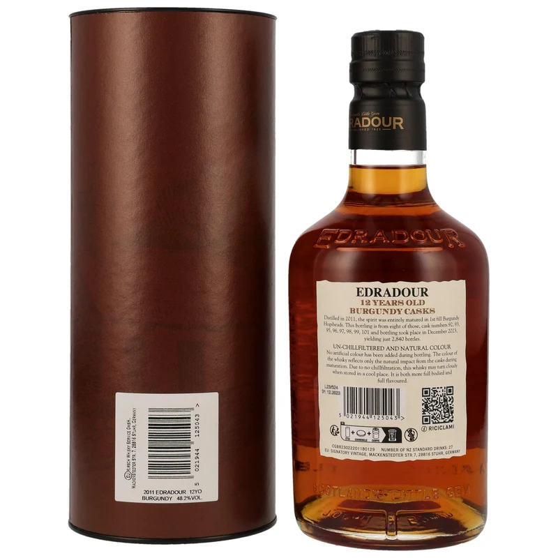 Edradour | 12 Jahre | 2011/2023 | Burgundy Small Batch | 48,2%