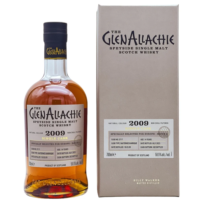 GlenAllachie | 14 Jahre | 2009/2023 | Sauternes #3717 | Batch 6 | 59,5%