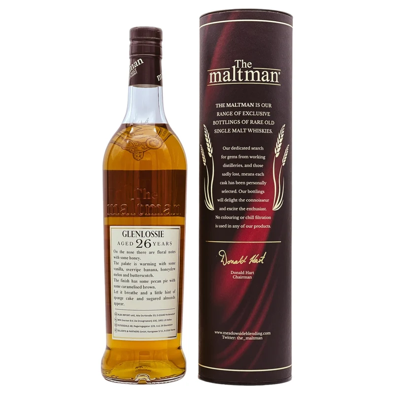 Glenlossie | The Maltman | 26 Jahre | 1997/2023 | Single Cask #18911 | 47,6%