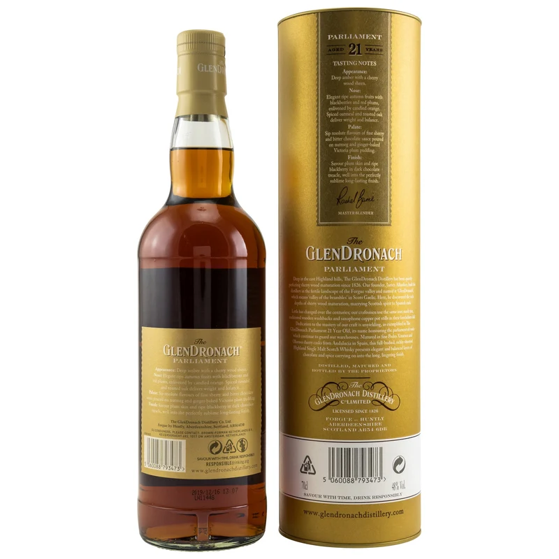 Glendronach | 21 Jahre | Parliament | Abfülldatum 06/2023 | 48%