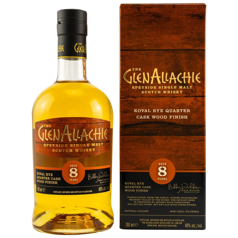 GlenAllachie | Koval Rye Quarter Cask | 8 Jahre | 48%