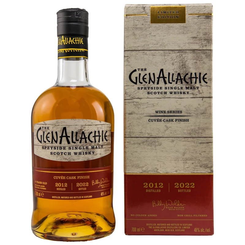 GlenAllachie | 9 Jahre | 2012/2022 | Cuvée Wine Cask Finish | 48%