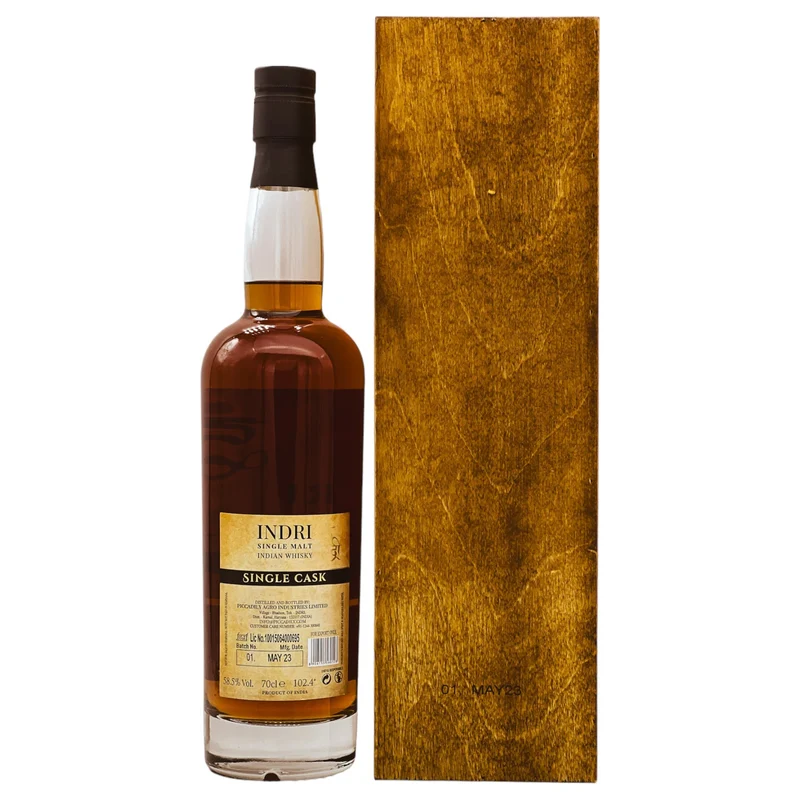 Indri | Single Cask Bourbon #1449 | 7 Jahre | Indian Whisky | 58,5%