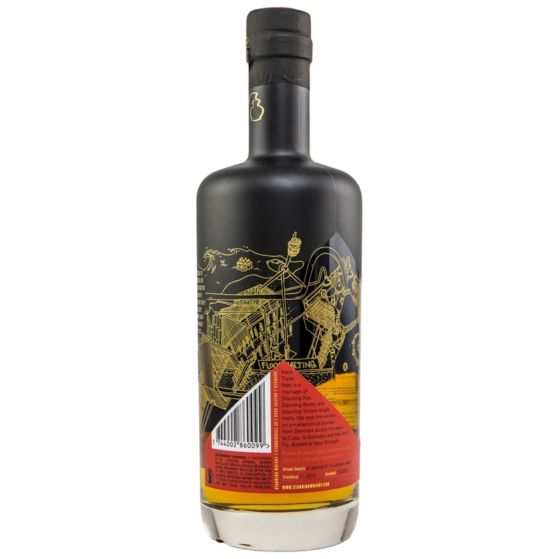 Stauning | KAOS | 4 Jahre | 2017/2022 | Rum Casks | Danish Triple Malt Whisky | 54,4%