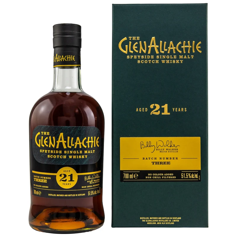 GlenAllachie | 21 Jahre | Batch 3 | Cask Strength | 51,5%