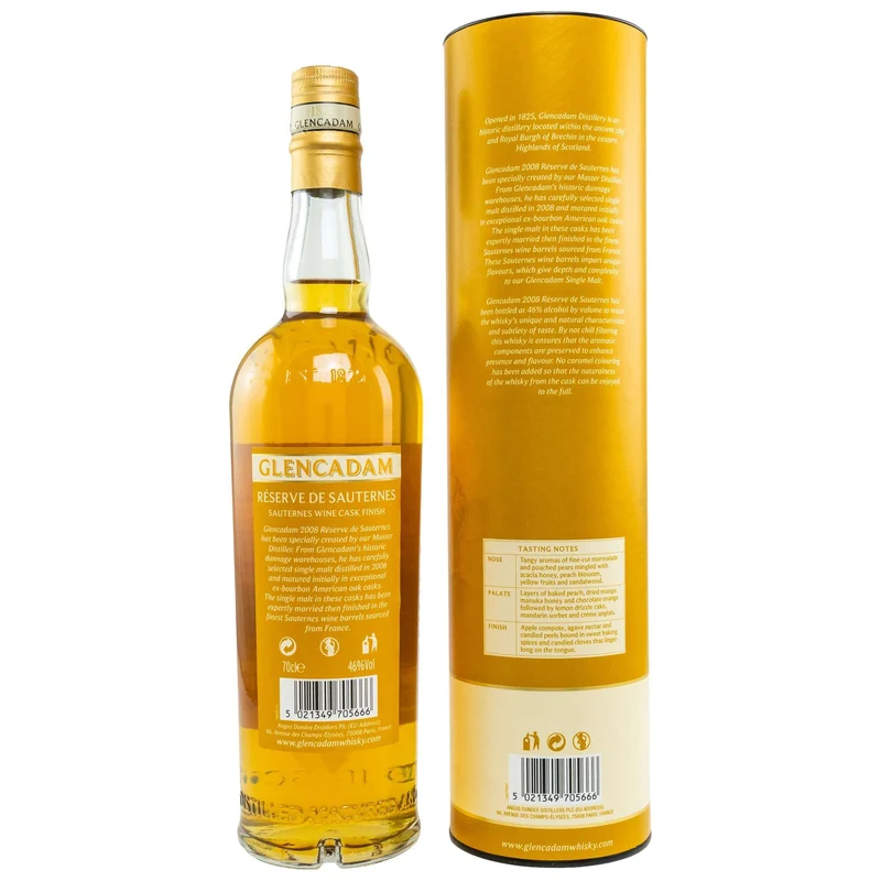 Glencadam | 13 Jahre | Réserve de Sauternes | Limited 2008 Edition | 46%