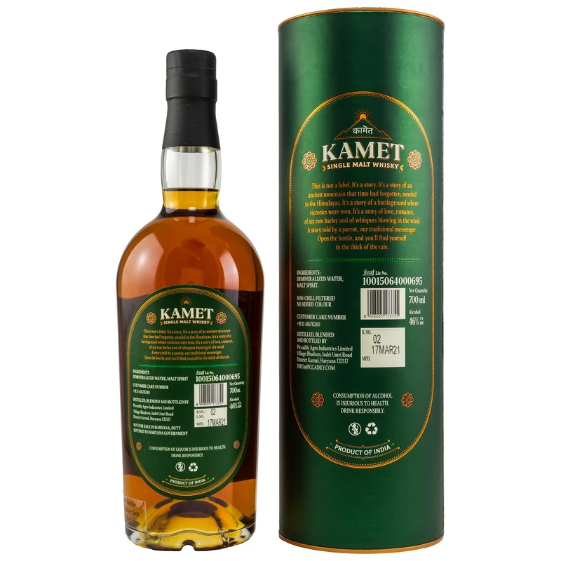 Kamet | Batch 02 | 2021 Edition | Indian Whisky | 46%
