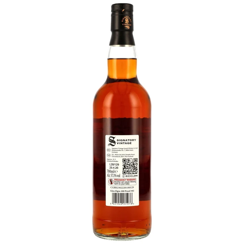Glen Elgin 14 Jahre 2011/2026 Oloroso Sherry Butts Finish - Signatory 100 PROOF Edition #82 57,1% 0,7l