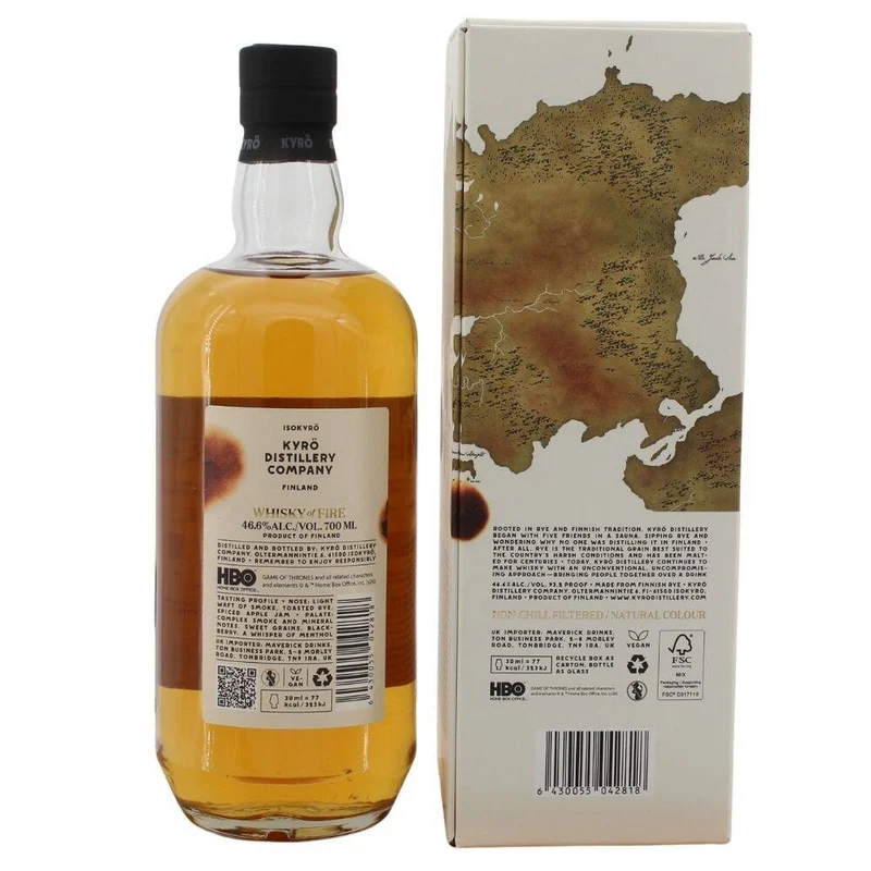 Kyrö Whisky of Fire Game of Thrones Edition 46,6% 0,7l