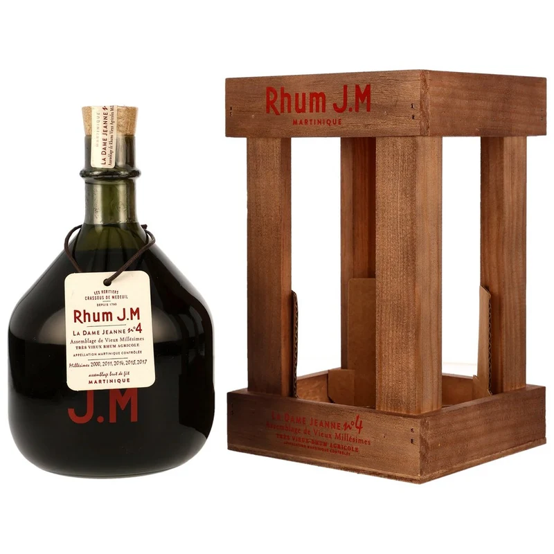 Rhum J.M Dame Jeanne N.4 - Très Vieux Rhum Agricole 47,6% 0,7l