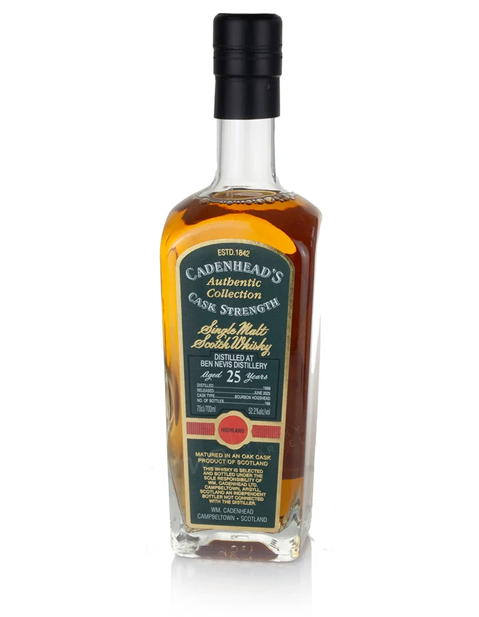 Ben Nevis 25 Year Old 1999 Cadenhead's Authentic Collection